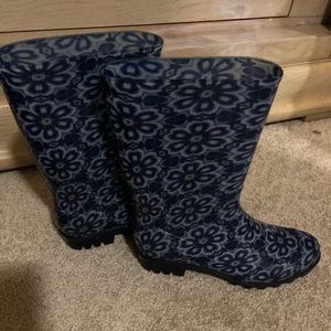 Blue Rain Boots